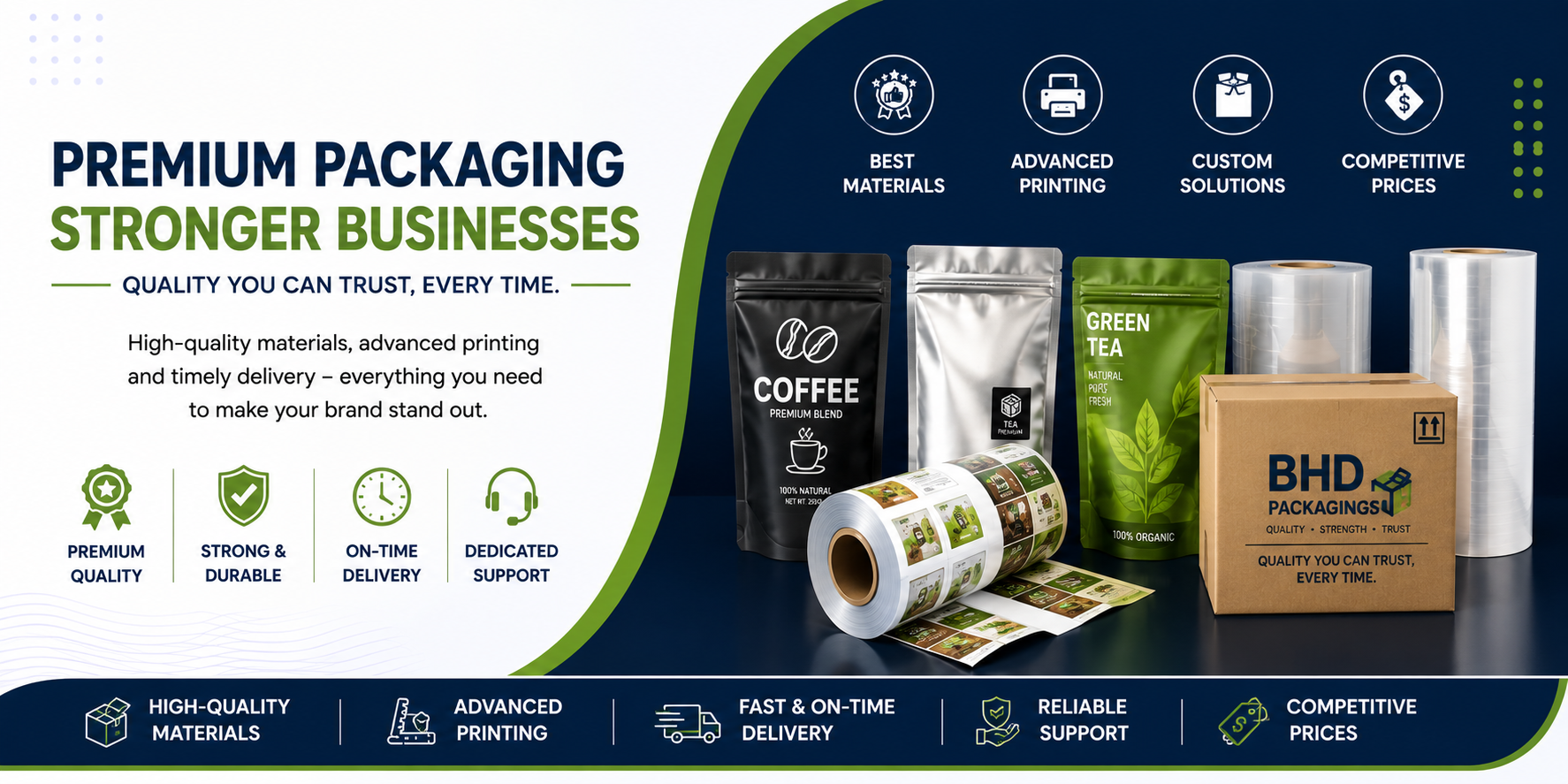 Premium flexible packaging solutions from BHD Packagings